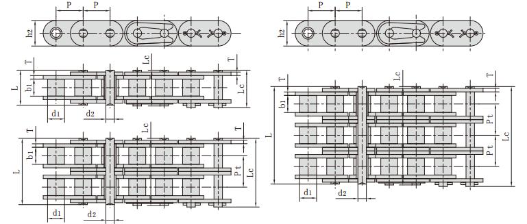 C<font color='red'>28A-2</font>_直鏈板滾子鏈條