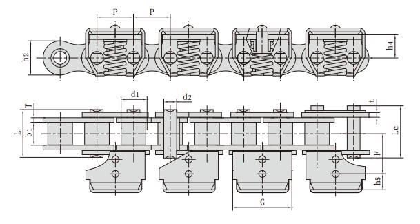 08BSSF32<font color='red'>夾膜</font>鏈_<font color='red'>不銹鋼</font><font color='red'>夾膜</font>