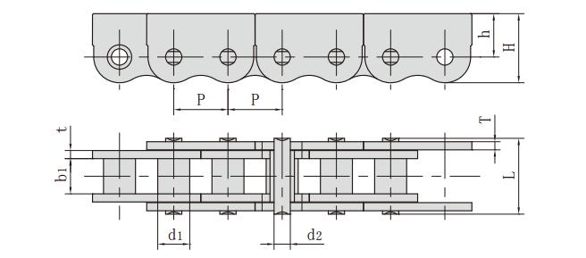 P20SB_<font color='red'>推窗</font>用防彎鏈