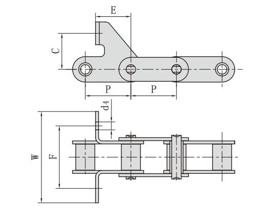 C<font color='red'>ZGS38F1</font>1SDF1_聯(lián)合收割機鏈條